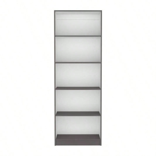 Bookcase 4 - Shelves Benzoni, Office, Matt Gray/ White
