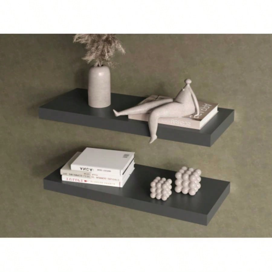 Floating Shelf, Living Room, Matt Gray