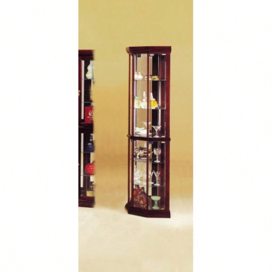 Huxley Cherry Curio Cabinet Corner