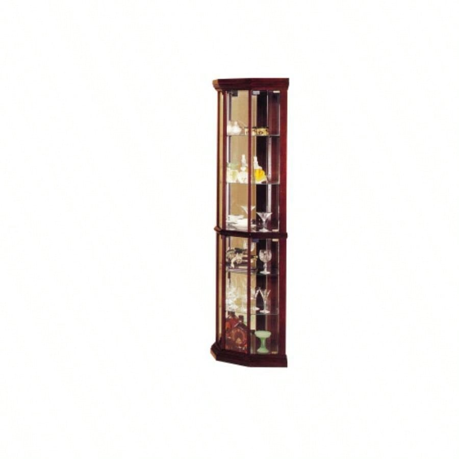 Huxley Cherry Curio Cabinet Corner