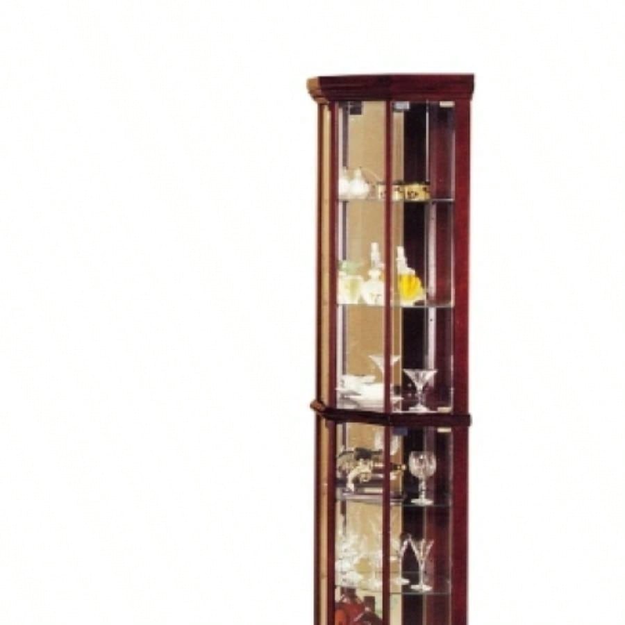 Huxley Cherry Curio Cabinet Corner