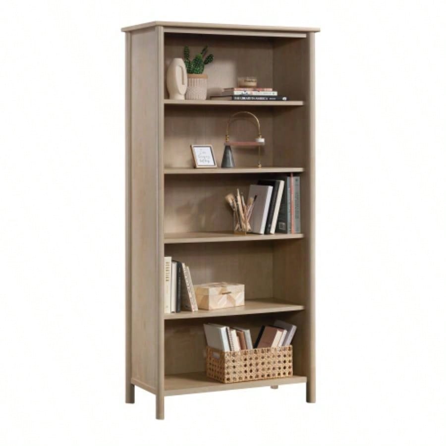 5 - Shelf Bookshelf, Brown