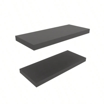 Floating Shelves 1.50 H, 2 Shelves, Matt Gray