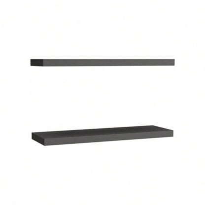 Floating Shelves 1.50 H, 2 Shelves, Matt Gray