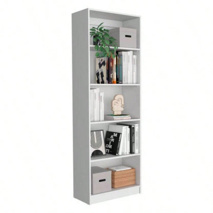 Tuin 3 Piece Living Room Set with 3 Bookcases, White