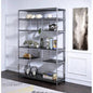 Vonara Rustic Gray Oak Bookshelf