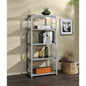 Jurgen Faux Concrete Silver Bookshelf
