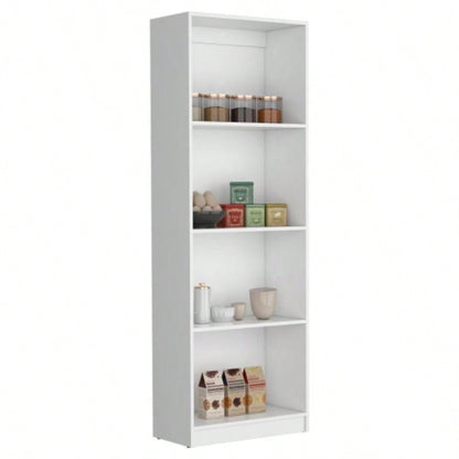 3 Piece Living Room Set with 3 Bookcases, White