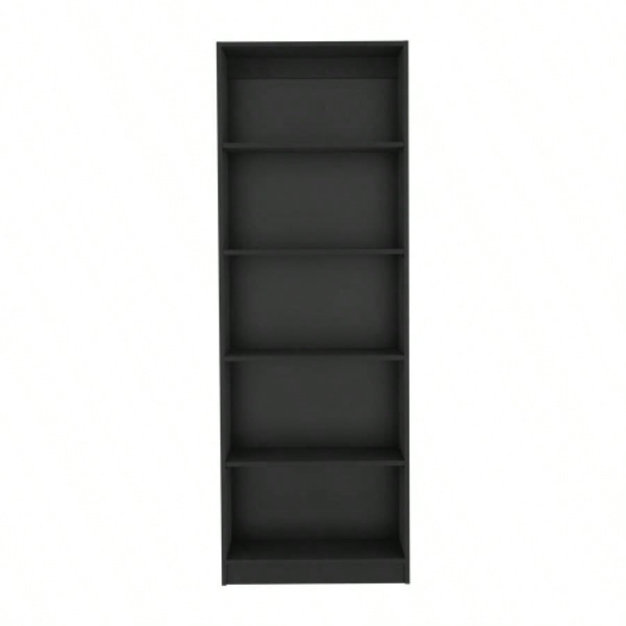 Bookcase 4 - Shelves Benzoni, Office, Black