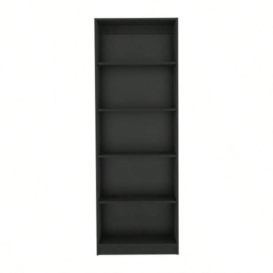 Bookcase 4 - Shelves Benzoni, Office, Black