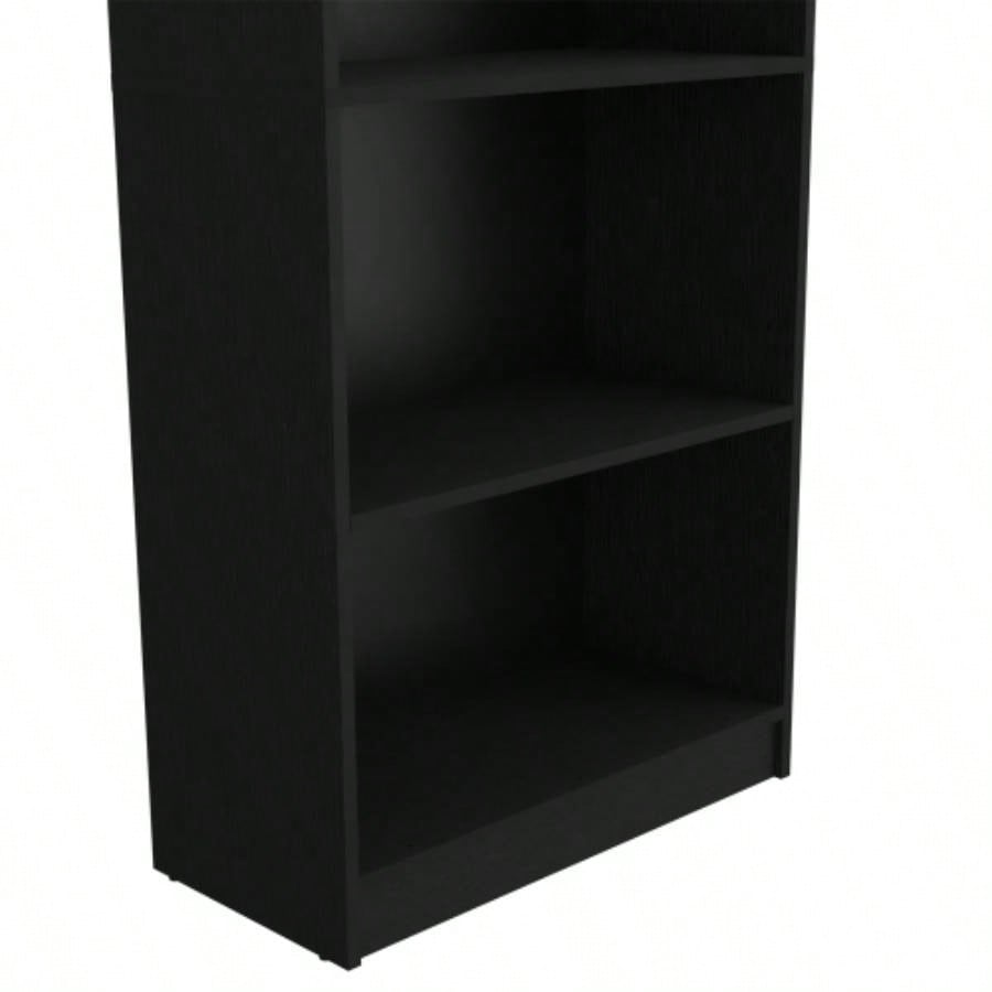 Bookcase 4 - Shelves Benzoni, Office, Black