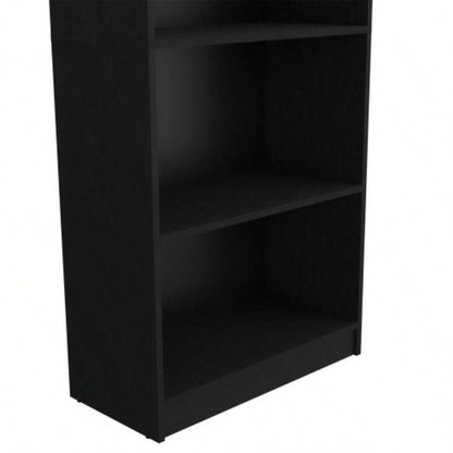 Bookcase 4 - Shelves Benzoni, Office, Black