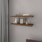 Floating Shelf, Living Room, Mahogany