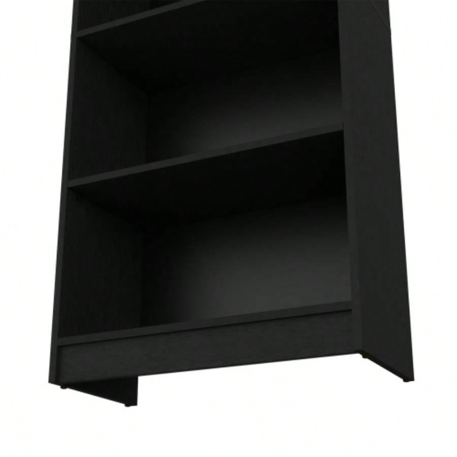 Bookcase 4 - Shelves Benzoni, Office, Black