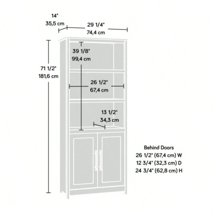 Library With Doors, Brown