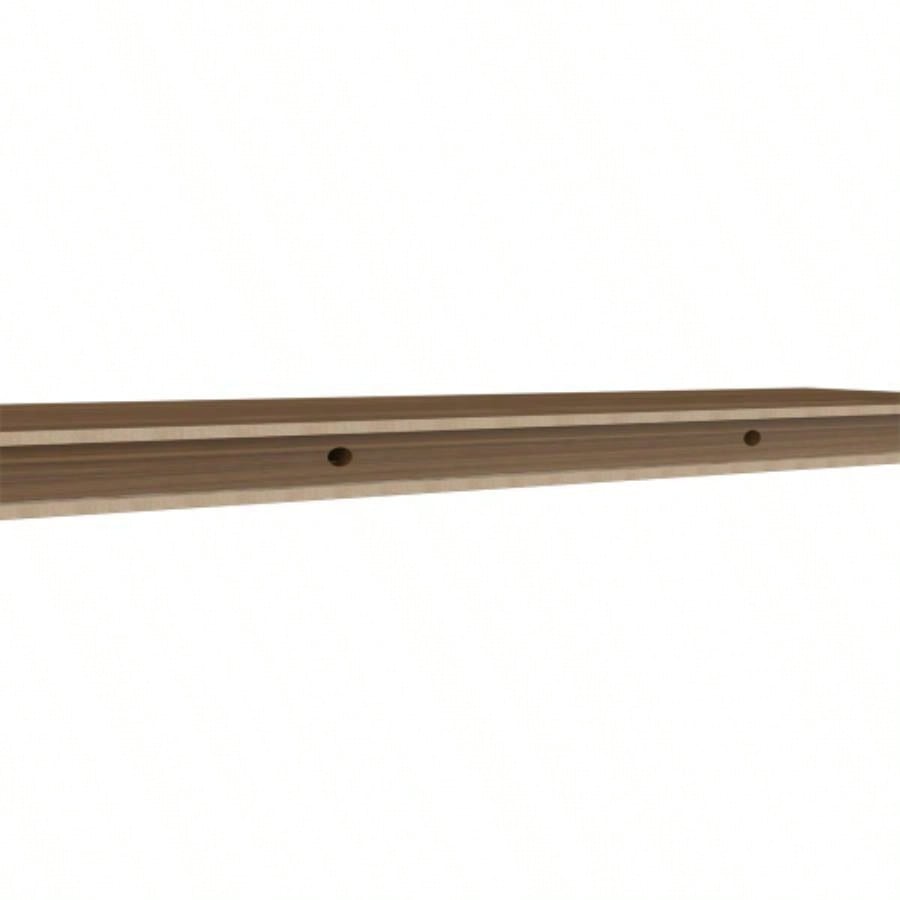 Floating Shelf, Living Room, Mahogany