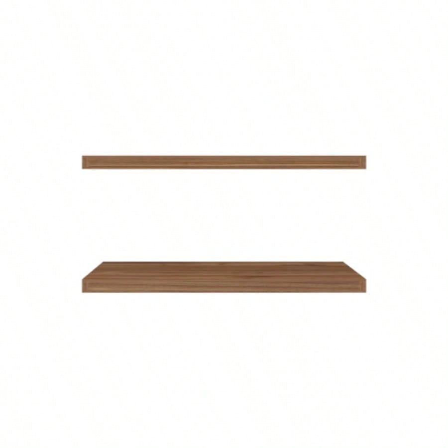 Floating Shelves 1.50 H, 2 Shelves, Mahogany