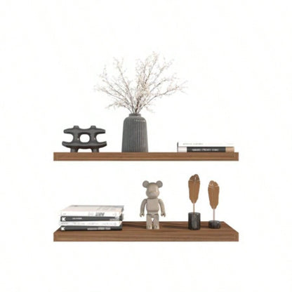 Floating Shelves 1.50 H, 2 Shelves, Mahogany