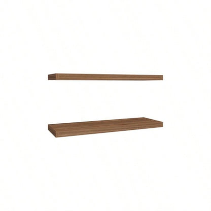 Floating Shelves 1.50 H, 2 Shelves, Mahogany
