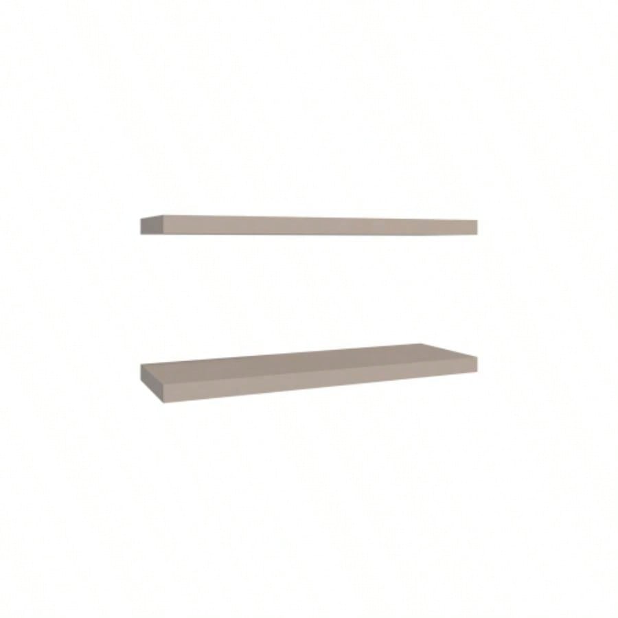 Floating Shelves 1.50 H, 2 Shelves, Taupe