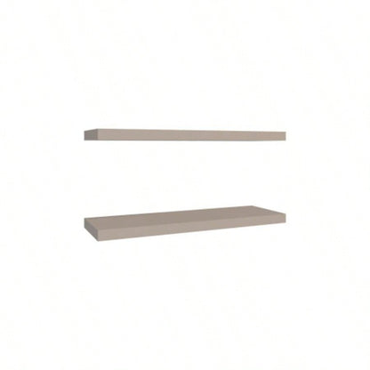 Floating Shelves 1.50 H, 2 Shelves, Taupe