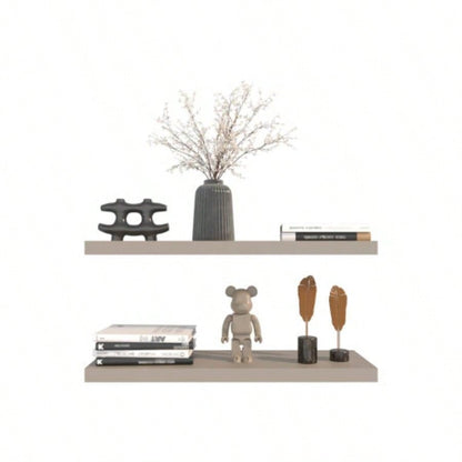 Floating Shelves 1.50 H, 2 Shelves, Taupe