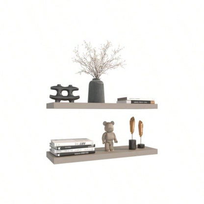 Floating Shelves 1.50 H, 2 Shelves, Taupe
