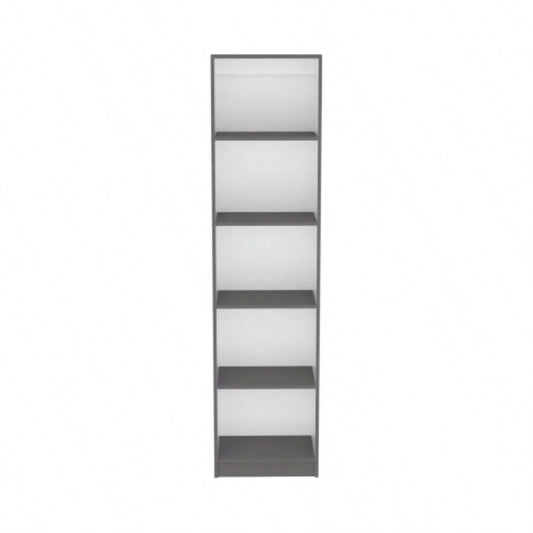 Bookcase XS Benzoni, Office, Matt Gray/ White