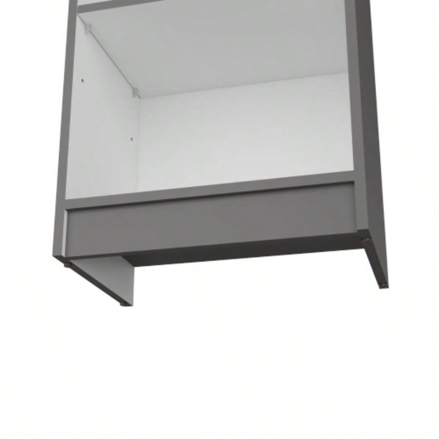 Bookcase XS Benzoni, Office, Matt Gray/ White