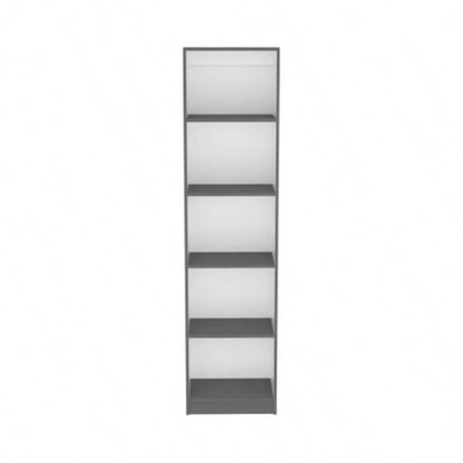 Bookcase XS Benzoni, Office, Matt Gray/ White