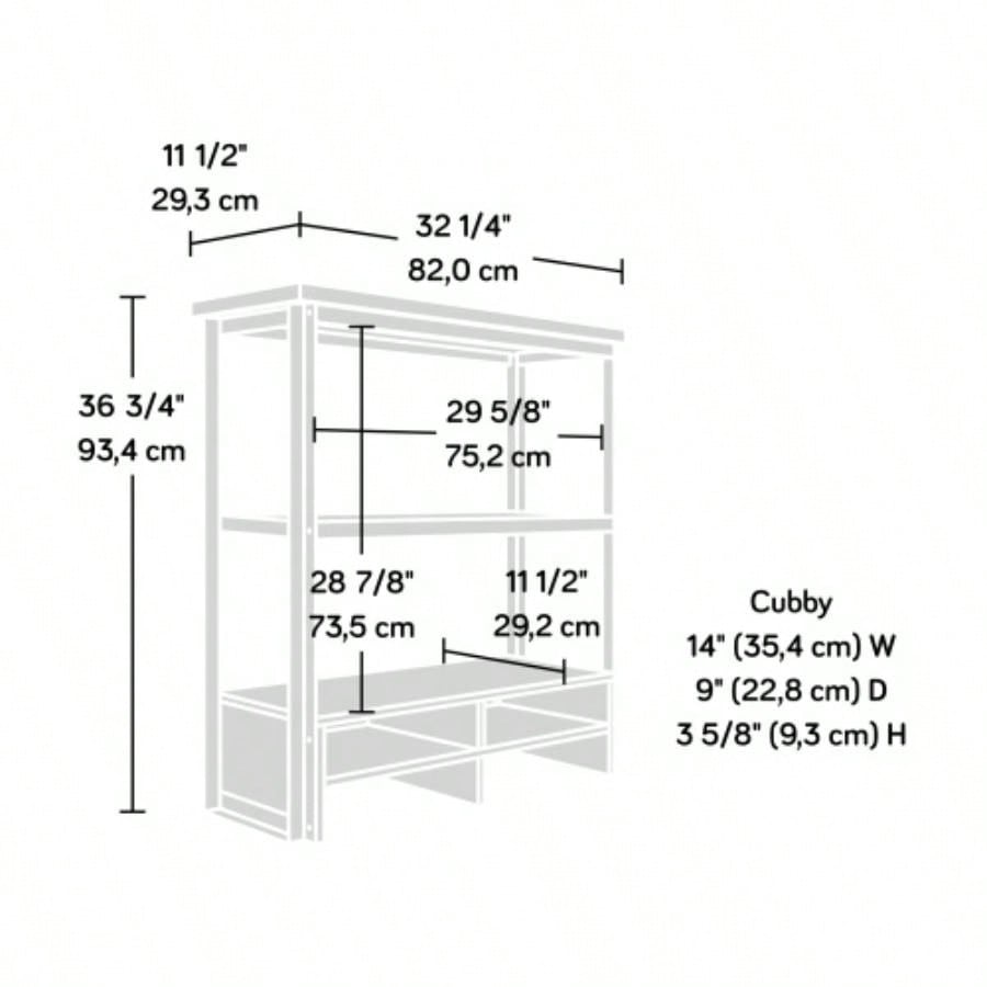 Library Hutch, Brown