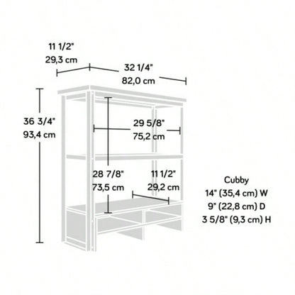 Library Hutch, Brown