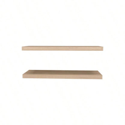 Floating Shelf, Living Room, Light Pine