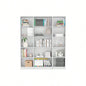 Parwan 3 Piece Living Room Set with 3 Bookcases, White
