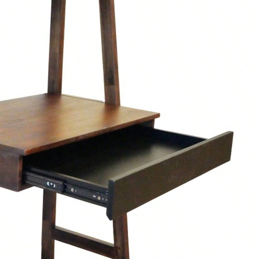 32x20x68 Ladder Desk, Ladder Style Display Shelf