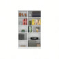 Idalia 2 Piece Living Room Set with 2 Bookcases, White