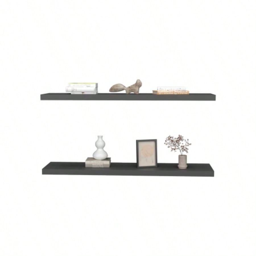 Floating Shelf Lyle, Living Room, Matt Gray
