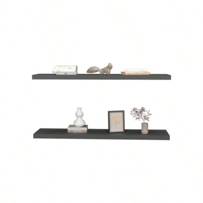 Floating Shelf Lyle, Living Room, Matt Gray