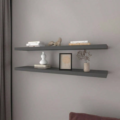 Floating Shelf Lyle, Living Room, Matt Gray