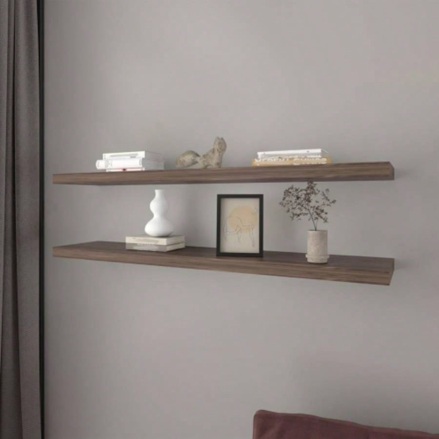 Floating Shelf Lyle, Living Room, Matt Gray