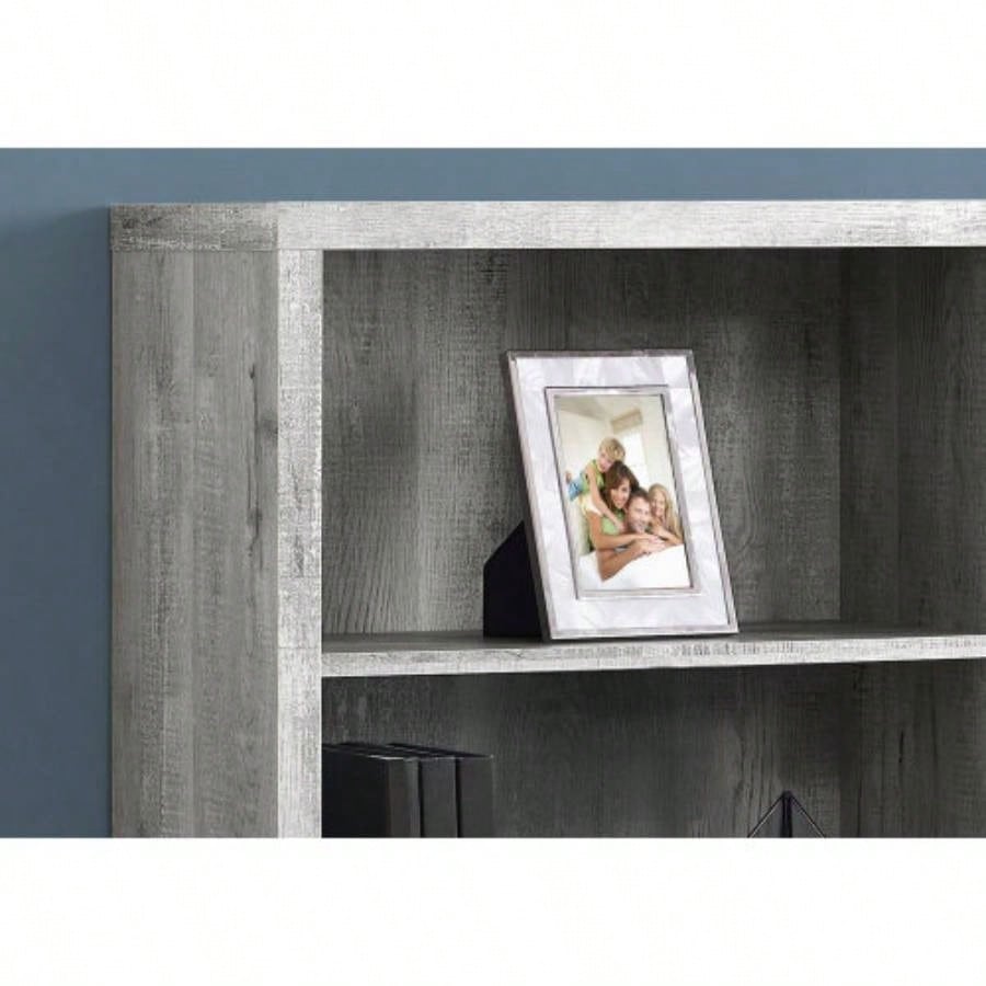 Bookshelf, Bookcase, Etagere, 5 Tier, 48h, Office, Bedroom, Laminate, Contemporary, Modern
