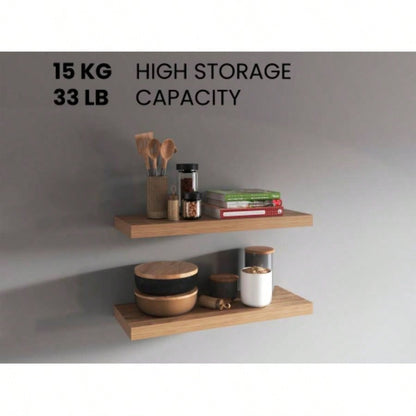 Floating Shelves 1.50 H, 2 Shelves, Pine