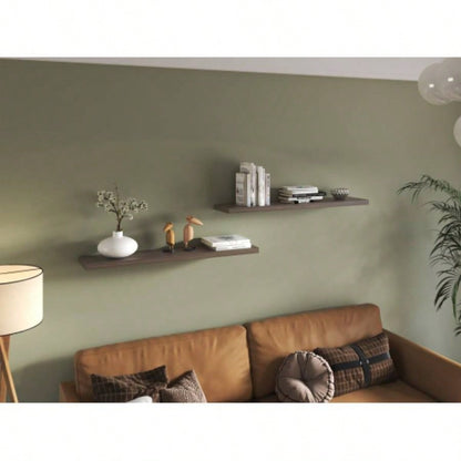 47 Wide Floating Shelves Set of 2, Shelves Wall Decor Bedroom, Bathroom Storage Shelves, Book Shelves Living Room