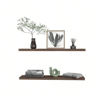 47 Wide Floating Shelves Set of 2, Shelves Wall Decor Bedroom, Bathroom Storage Shelves, Book Shelves Living Room