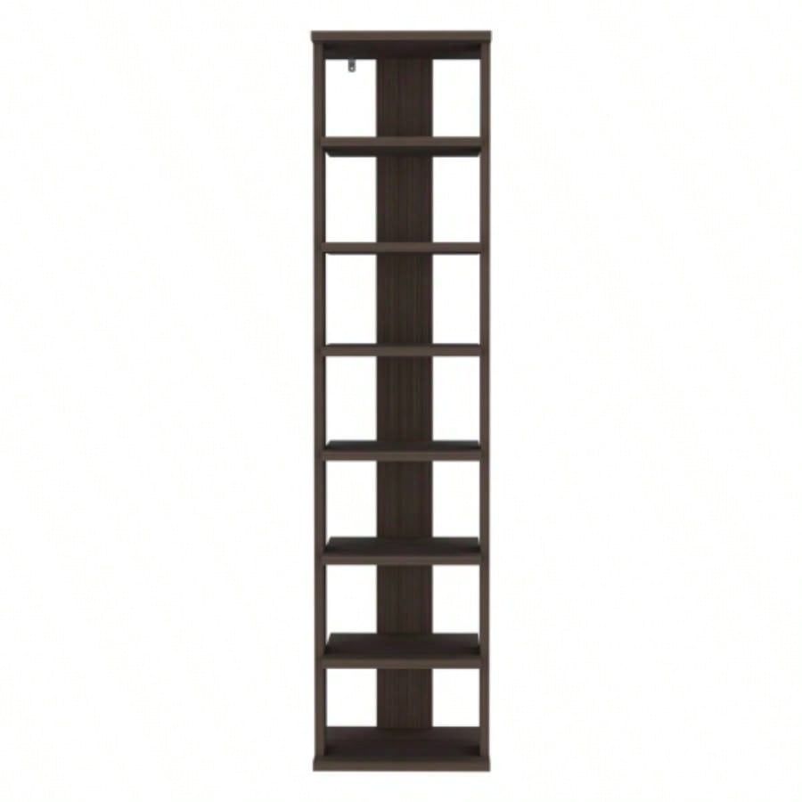 Shoe Rack, Gray Walnut, Shelves