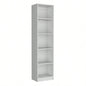 Home 2 - Door Bookcase, Modern Storage Unit With Dual Doors And Multi - Tier Shelves, Natural Oak