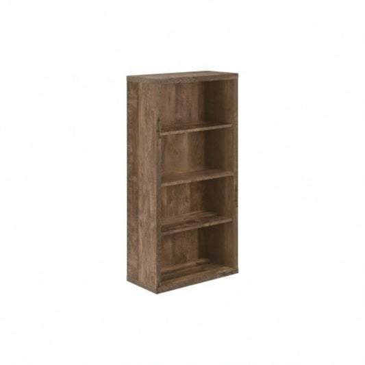 Bookshelf, Bookcase, Etagere, 5 Tier, 48h, Office, Bedroom, Brown Laminate, Contemporary, Modern