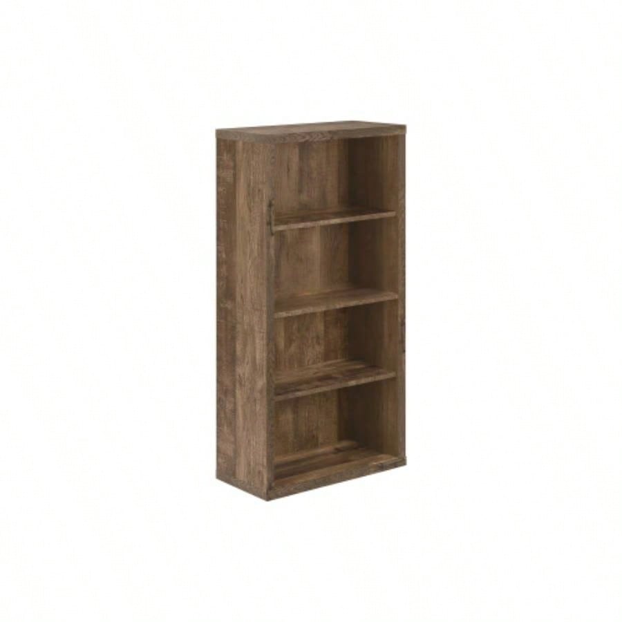 Bookshelf, Bookcase, Etagere, 5 Tier, 48h, Office, Bedroom, Brown Laminate, Contemporary, Modern