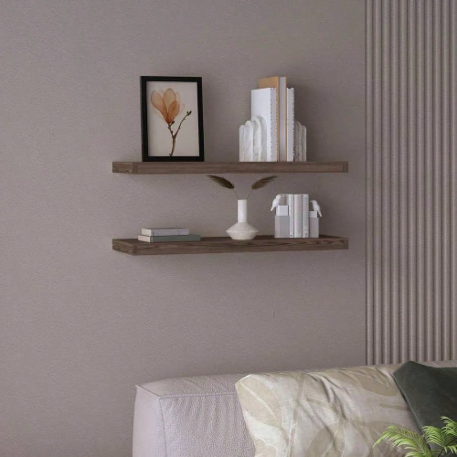 31.5 Wide Floating Shelves Set of 2, Shelves Wall Decor Bedroom, Bathroom Storage Shelves, Book Shelves Living Room