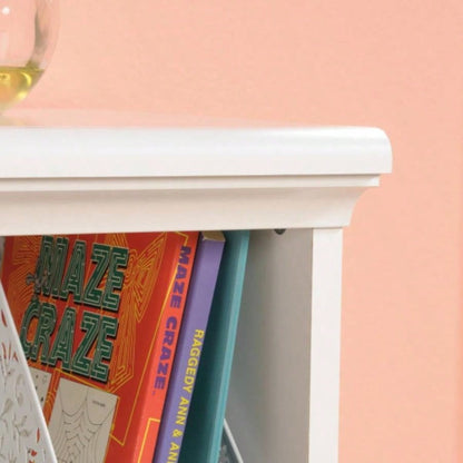 Bookcase/Footboard, White